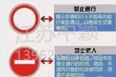 以下道路交通標(biāo)志老司機(jī)都不一定知道？90%人都會混淆！