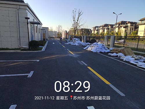 蘇州道路標線冷漆多少錢一平？道路劃線價格多少一米？